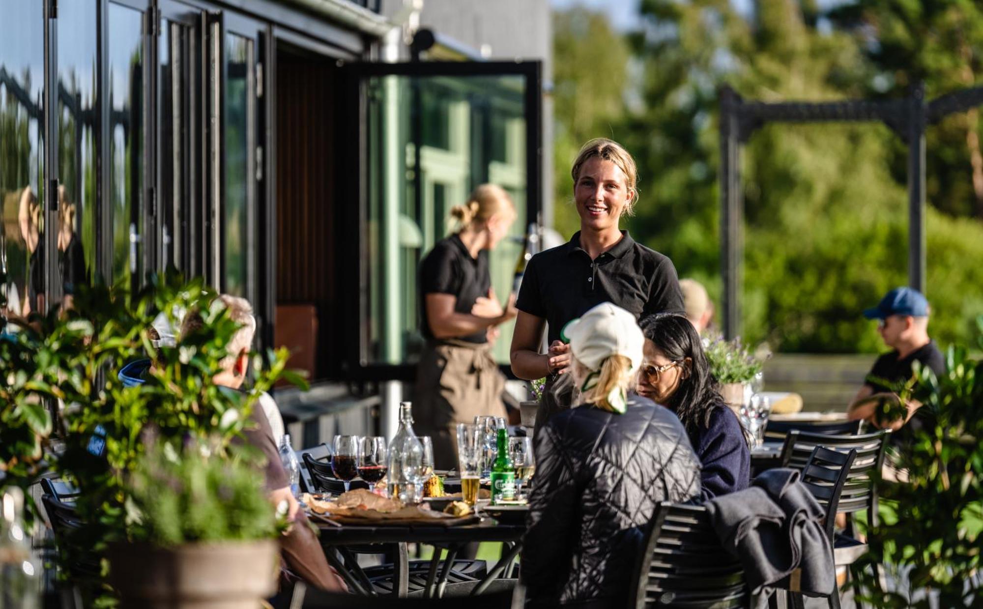 Halmstad Golfarena Stugor المظهر الخارجي الصورة