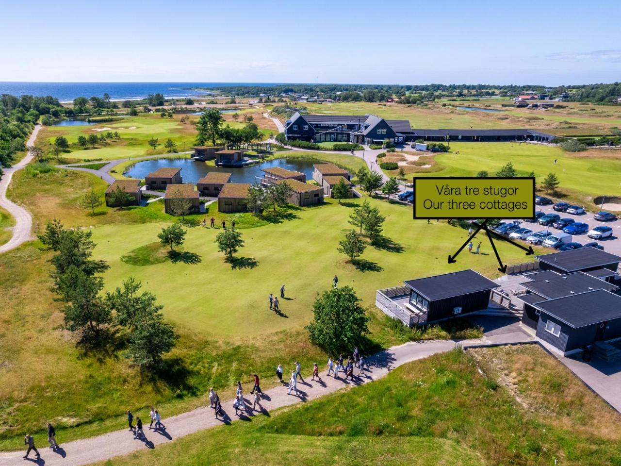 Halmstad Golfarena Stugor المظهر الخارجي الصورة