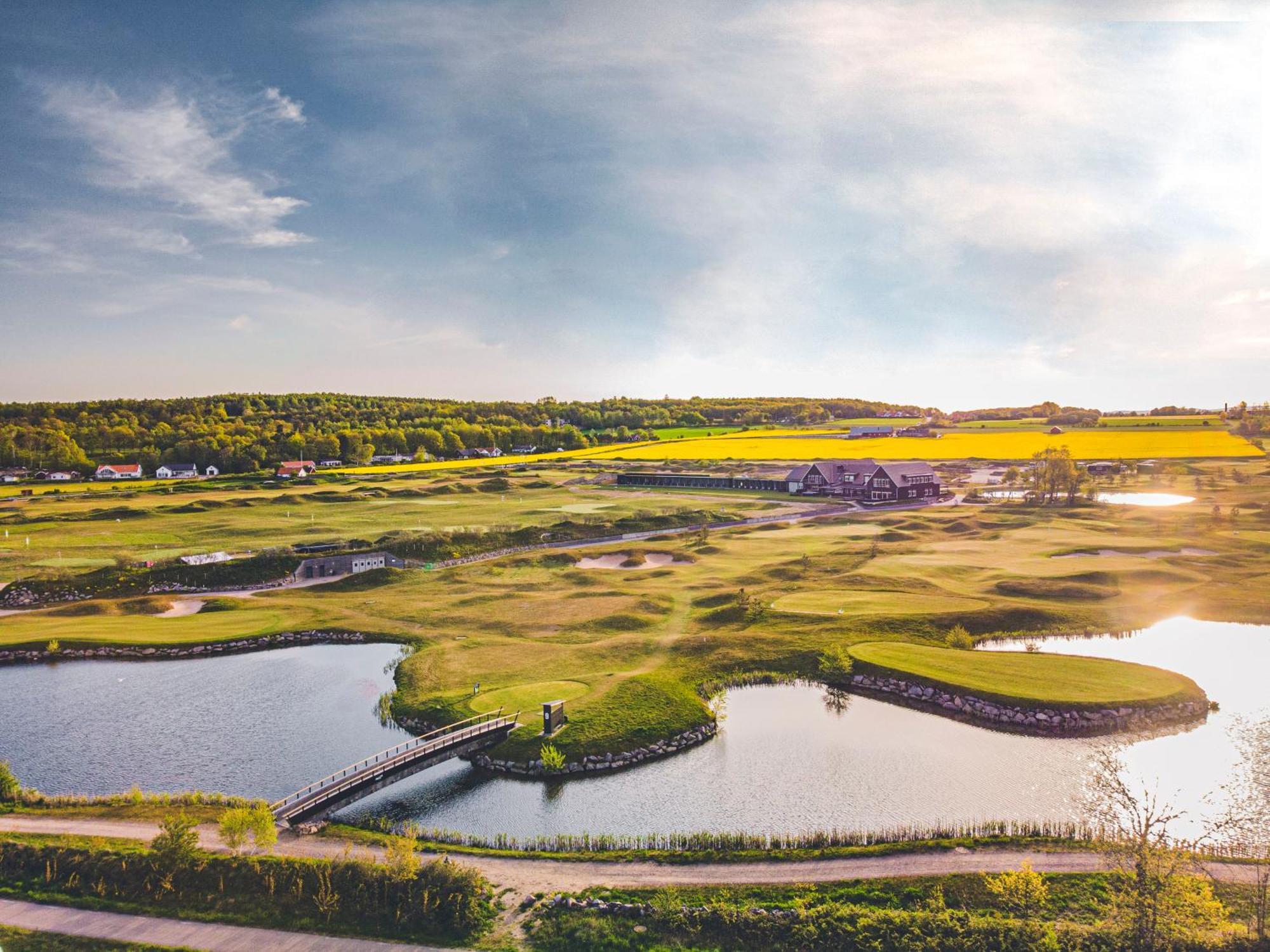 Halmstad Golfarena Stugor المظهر الخارجي الصورة